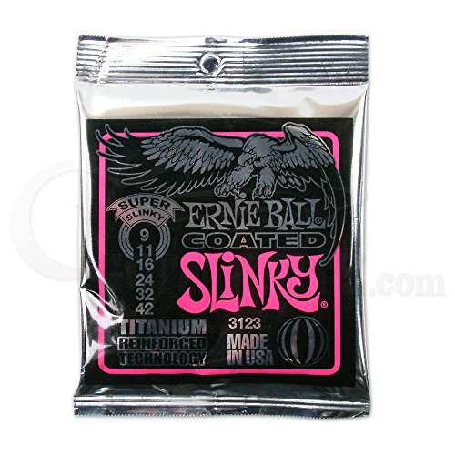 Ernie Ball Coated Electric Titanium RPS Super Slinky Set, .009 - .042 Sale