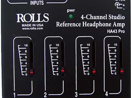 Rolls HA43PRO 4 Channel Headphone Amp Online Hot Sale