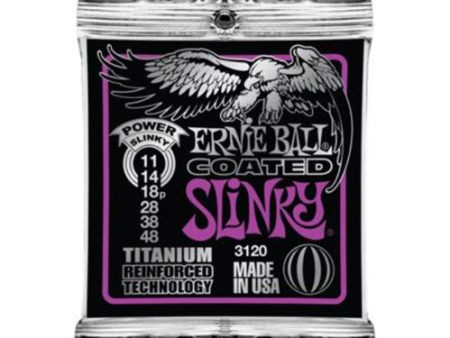 Ernie Ball Coated Electric Titanium RPS Power Slinky Set, .011 - .048 For Discount