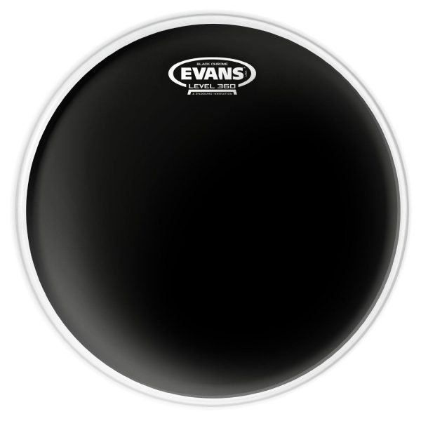 Evans Black Chrome Drum Head, 16  Hot on Sale