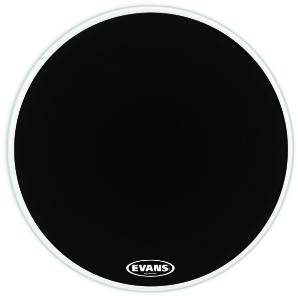 Evans EQ3 Resonant Black Tom Hoop Drum Head, No Port, 16 Inch Online Hot Sale