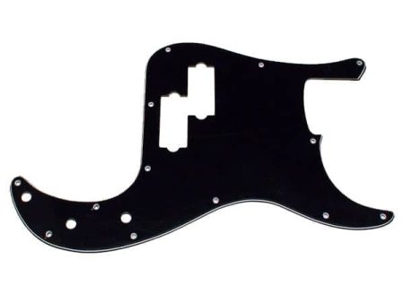 Fender 13-Hole Multi-Ply Modern-Style Precision Bass Pickguard Black For Discount