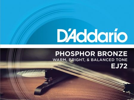 D Addario EJ72 Phosphor Bronze Mandola Strings, Light, 14-49 Online Hot Sale