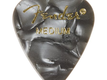 Fender 351 Premium Celluloid Guitar Picks (12-Pack) - Black Moto Discount