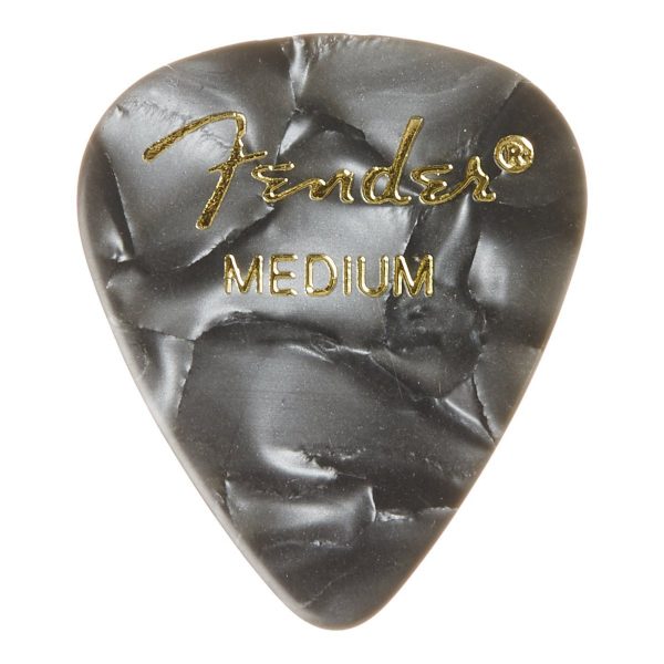 Fender 351 Premium Celluloid Guitar Picks (12-Pack) - Black Moto Discount