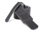 Boss BSL-25-BLK 2.5  Black Premium Leather Guitar Strap Sale