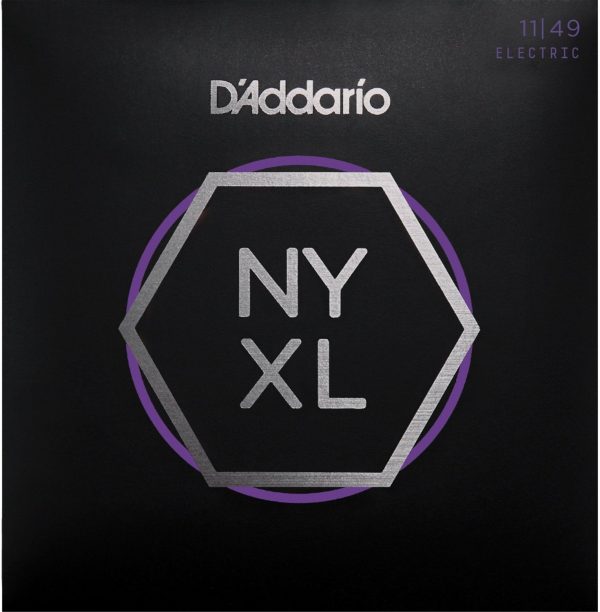 D Addario NYXL1149 Nickel Wound Electric Guitar Strings, Medium, 11-49 Supply