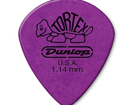 Dunlop 498P1.14 Tortex Jazz III XL, Purple, 1.4mm, 12 Player s Pack Supply