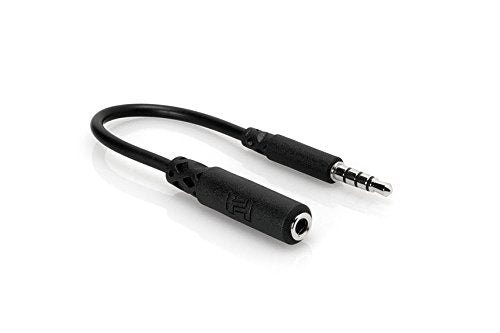 Hosa MHE158 Headphone Adaptor 3.5mm TRRS to Slim 3.5mm TRRS For Cheap