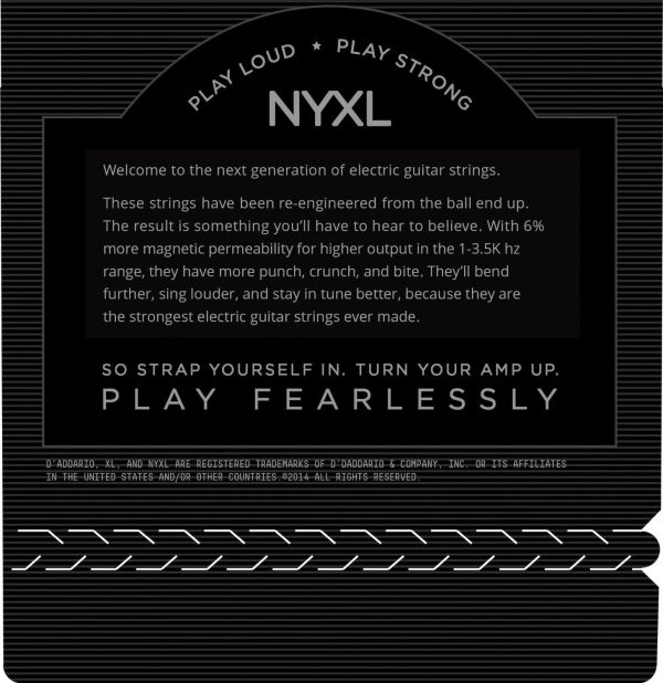 D Addario NYXL1149 Nickel Wound Electric Guitar Strings, Medium, 11-49 Supply