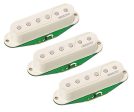 Fishman Fluence Single Width Pickups for Strat®, Set of 3, White Hot on Sale