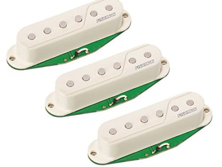 Fishman Fluence Single Width Pickups for Strat®, Set of 3, White Hot on Sale