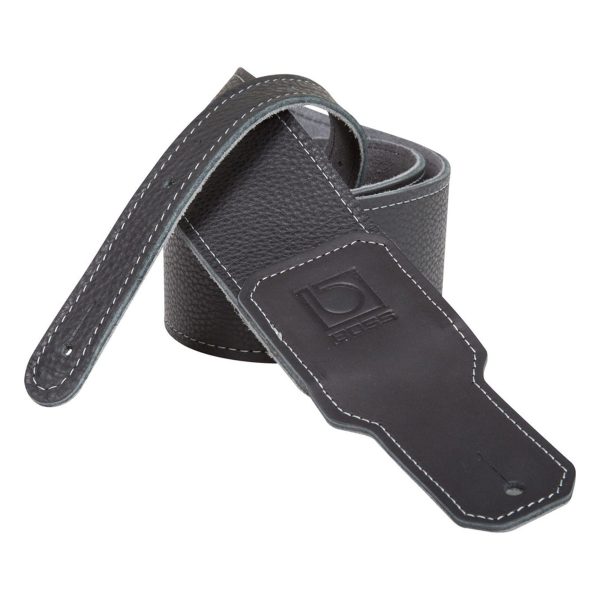 Boss BSL-25-BLK 2.5  Black Premium Leather Guitar Strap Sale