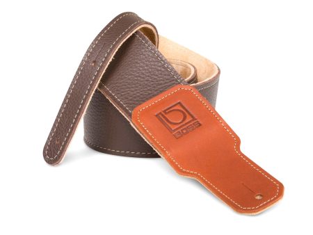 Boss BSL-25-BRN 2.5  Brown Premium Leather Guitar Strap on Sale