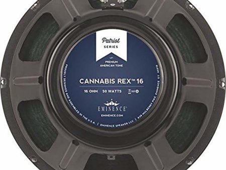 EMINENCE CANNABISREX16 12  Lead Rhythm Guitar Speakers For Discount