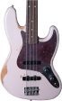 Fender Flea Signature Road Worn Electric Bass in Shell Pink w  Gig Bag Hot on Sale