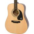 Epiphone Songmaker DR-100 Acoustic Dreadnought Guitar, Natural Online now