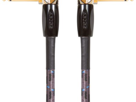 Boss BIC-1AA 1ft   30cm Instrument Cable, Angled Angled 1 4   Jack Online now