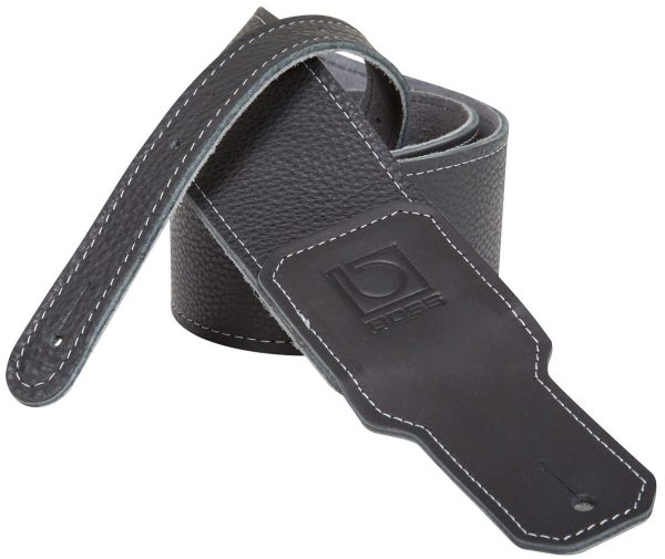 Boss BSL-30-BLK 3  Black Premium Leather Guitar Strap Discount