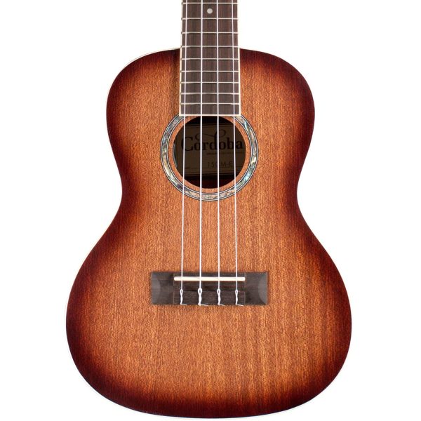 Cordoba 15CM-E Edge Burst Acoustic Electric Concert Ukulele Supply