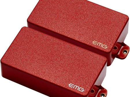 EMG 81 85 Active Electric Guitar Humbucker Pickup Set Red Supply