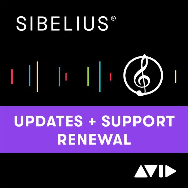 Avid Sibelius 3 Year Upgrade & Support Plan Renewal For Discount