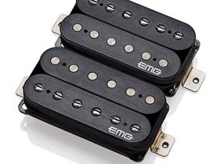 EMG Super 77 Humbucker Pickup Set, Black Online now