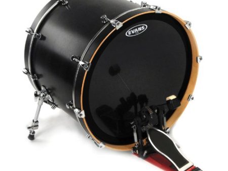 Evans EMAD Onyx Bass Drum Head, 22  Online Hot Sale