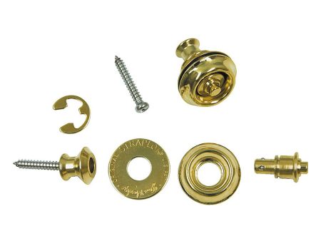 Dunlop SLS1032BR Straplok® Dual Design Strap Retainer System, Brass Sale