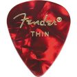 Fender 351 Premium Guitar Picks - Thin Red Moto - 12-Pack Discount