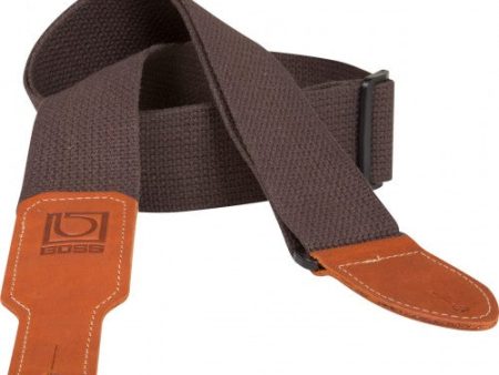 Boss BSC-20-BRN 2  Brown Cotton Guitar Strap Sale