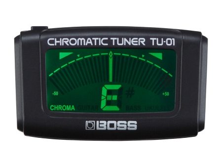 Boss TU-01 Clip-on Chromatic Tuner - Black Fashion