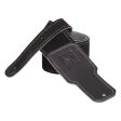 Boss BSS-25-BLK 2.5  black suede guitar strap Supply