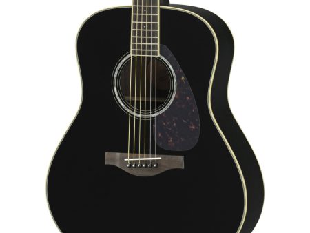 Yamaha LL6BLARE Dreadnought Body Acoustic Guitar - Black Fashion