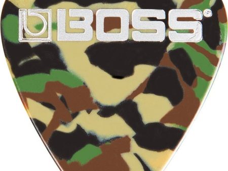 Boss BPK-12-CT Celluloid Pick Thin CAMO 12-Pack Sale