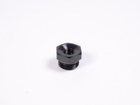 Radium Engineering 8AN ORB to 1 8NPT Female Adapter Fitting - Blk Anodized Sale