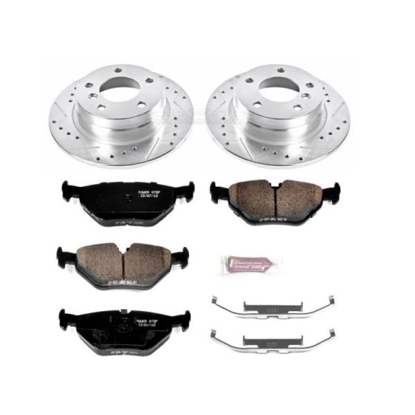 Power Stop 92-98 BMW 318i Rear Z23 Evolution Sport Brake Kit Discount