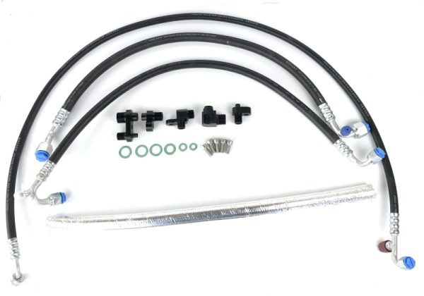 Fleece Performance 13-16 Dodge 6.7L Cummins 2nd Gen Swap Kit A C Line Reroute Kit Online Sale