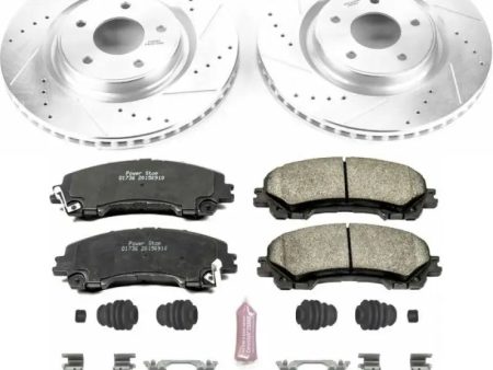 Power Stop 14-19 Nissan Rogue Front Z23 Evolution Sport Brake Kit Hot on Sale