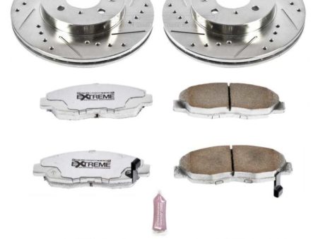 Power Stop 96-05 Honda Civic Front Z26 Street Warrior Brake Kit Hot on Sale