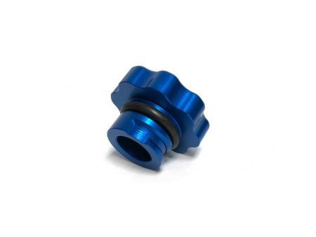 Fleece Performance 01-16 GM 2500 3500 Duramax Billet Oil Cap Cover - Blue For Sale