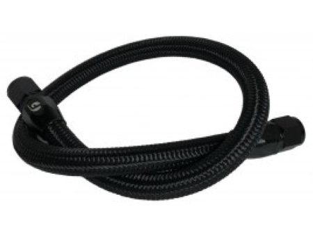 Fleece Performance 98.5-18 Dodge Cummins 34.5in Common Rail VP44 Coolant Bypass Hose (BLK-Braided) Fashion