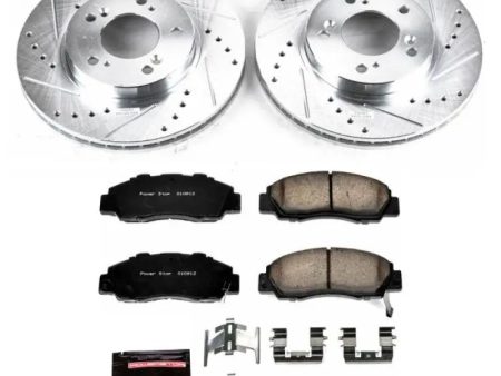 Power Stop 97-01 Acura Integra Front Z23 Evolution Sport Brake Kit Online now