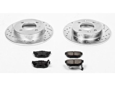 Power Stop 97-06 Hyundai Elantra Rear Z23 Evolution Sport Brake Kit For Discount