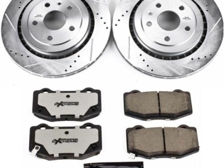 Power Stop 16-18 Cadillac ATS Rear Z26 Street Warrior Brake Kit Online Hot Sale