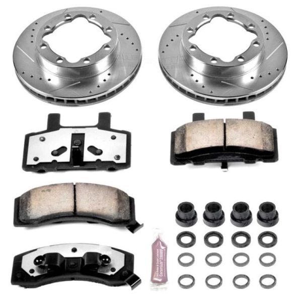 Power Stop 94-99 Chevrolet K1500 Suburban Front Z36 Truck & Tow Brake Kit Online now