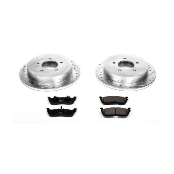 Power Stop 97-00 Ford Expedition Rear Z23 Evolution Sport Brake Kit Online Hot Sale