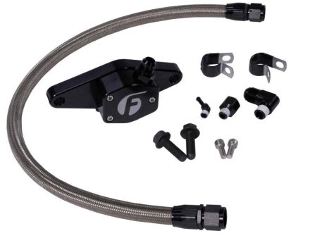 Fleece Performance 94-98 12V Coolant Bypass Kit w  Stainless Steel Braided Line For Sale