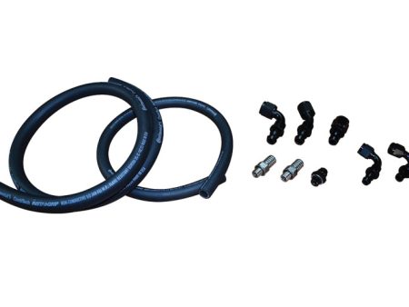 Fleece Performance 10-15 Dodge 6.7L Cummins Fuel Distribution Block Hose and Fitting Kit For Sale