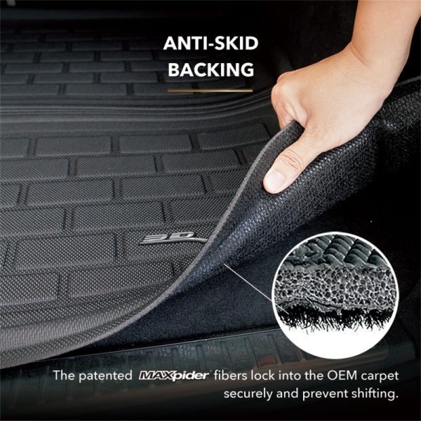 3D MAXpider 20-21 Mercedes GLB-Class 7-Seat Behind 3rd Row Seatback Protector Cargo Liner - Black For Cheap